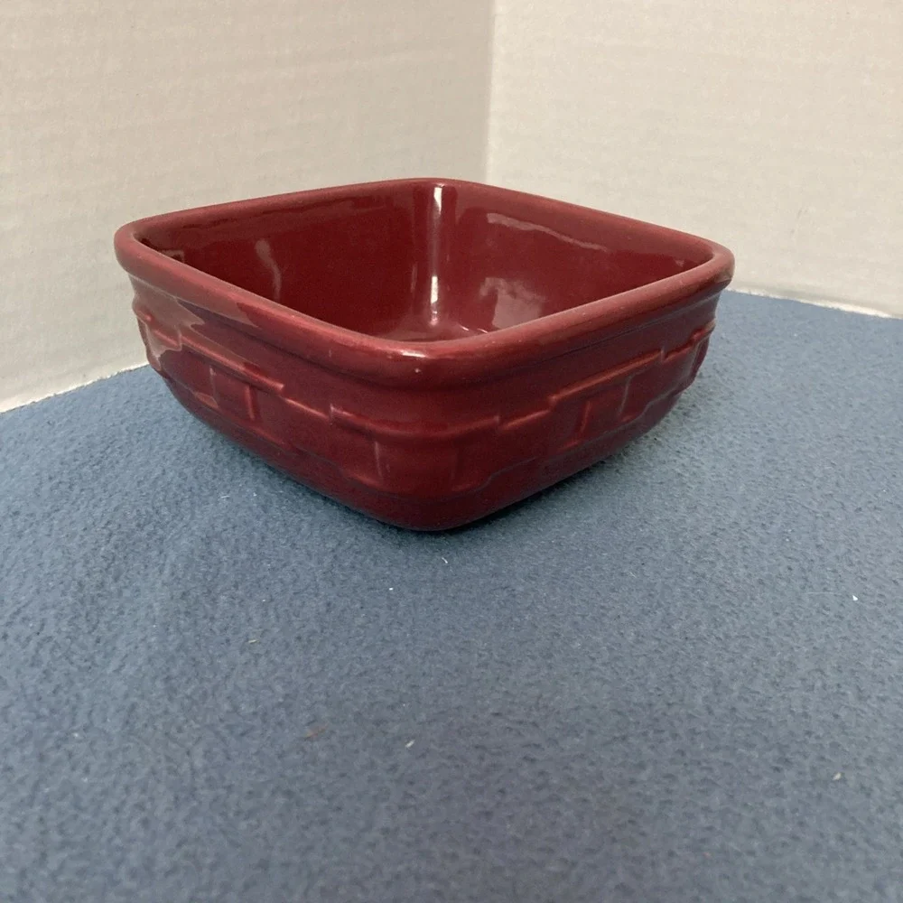 Longaberger Pottery Woven Traditions Paprika 5